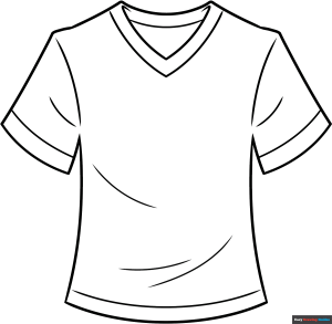 How to Draw a T-Shirt Outline Featured Image