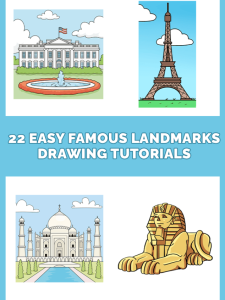22 Easy Famous Landmarks Pinterest Image