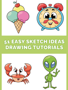 51 Easy Sketch Ideas Drawing Tutorials Pinterest Image