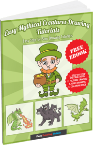 Easy Mythical Creatures Drawing Tutorials - 3D eBook cover