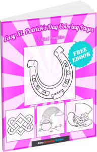 Easy St. Patricks Day Coloring Pages 3D Cover Image