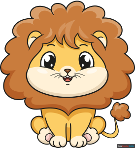 How to Draw a Cute Lion for Kids Featured Image