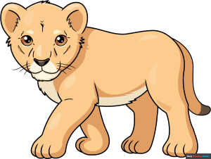 How to Draw a Lion Cub Featured Image