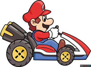 How to Draw a Mario Kart Featured Image