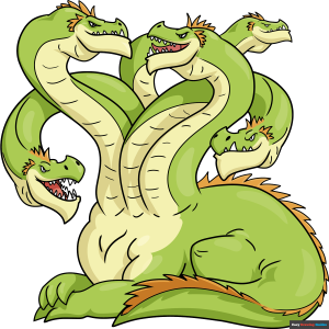 How to Draw the Hydra from Greek Mythology Featured Image