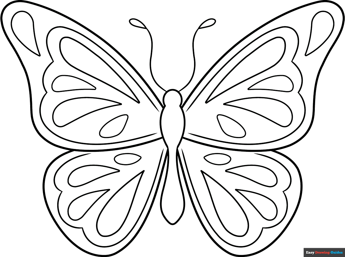 Free Printable Butterfly Coloring Pages For Kids 20 Printable Sheets Free Printable Butterfly Coloring Pages For Kids 20 Printable Sheets