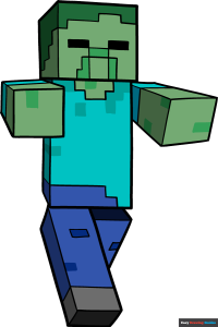 How to Draw a Minecraft Zombie Featured Image