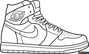 How to Draw an Air Jordan 1 Outline Featured Image