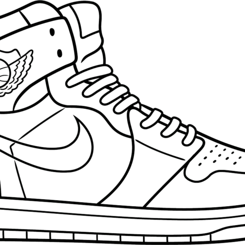 How to Draw an Air Jordan 1 Outline Featured Image