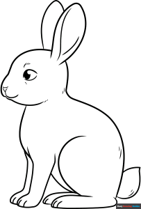 How to Draw an Easy Bunny Outline Featured Image