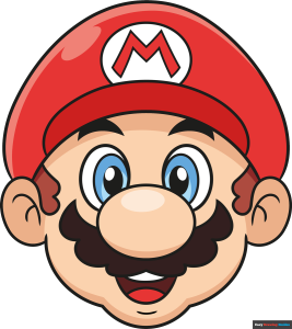 How to Draw an Easy Mario Face Drawing Featured Image