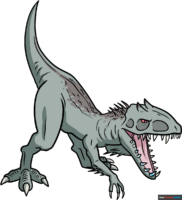How to Draw the Indominus Rex