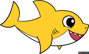 How to Draw a Baby Shark Featured Image