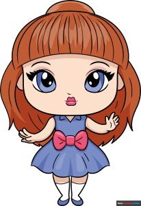 How to Draw a Cute Doll Featured Image