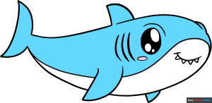 How to Draw a Cute Shark Featured Image