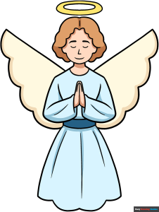 How to Draw an Easy Angel Featured Image