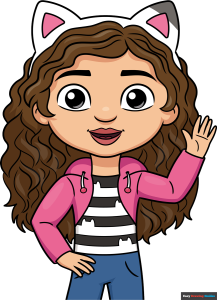 How to Draw Gabby from Gabby's Dollhouse Featured Image