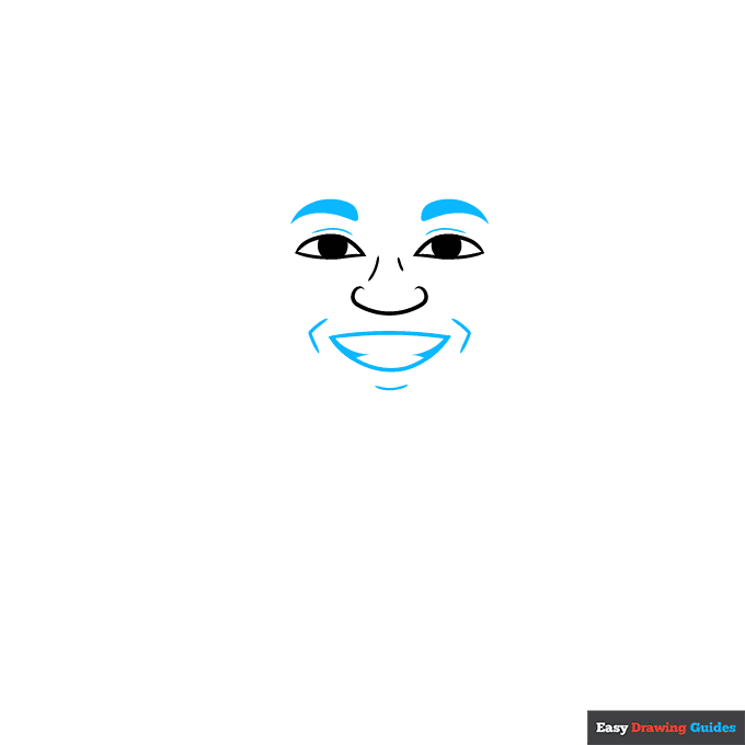Cartoon Giannis Antetokounmpo step-by-step drawing tutorial: step 2