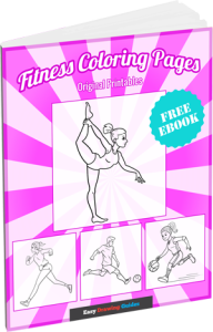 Fitness Coloring Pages 3D Cover Image