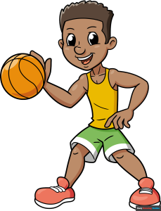 How to Draw a Cartoon Basketball Player Featured Image