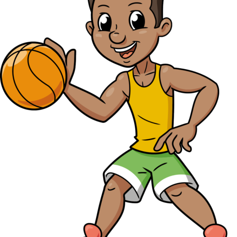 How to Draw a Cartoon Basketball Player Featured Image