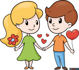 How to Draw a Cartoon Couple Featured Image