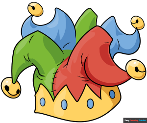 how to draw a jester hat featured image