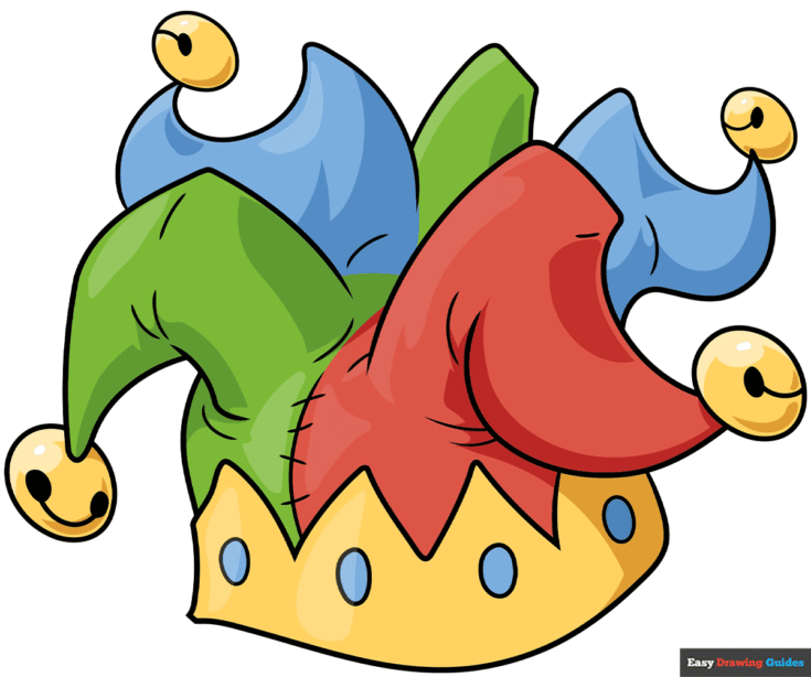 how to draw a jester hat featured image