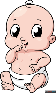 How to Draw an Easy Cartoon Baby Featured Image