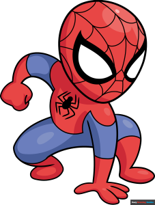 How to Draw an Easy Cartoon Spider-Man Featured Image