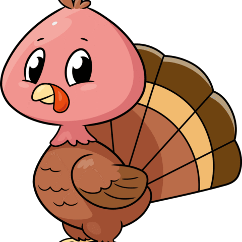 How to Draw an Easy Cartoon Turkey Featured Image