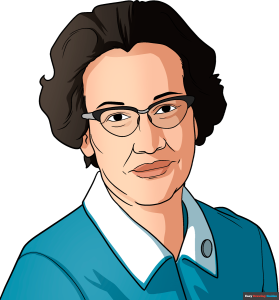 How to Draw Katherine Johnson Featured Image