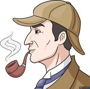 How to Draw Sherlock Holmes Featrued Image
