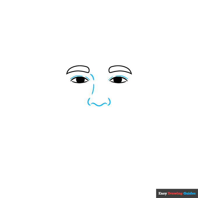Neymar Jr step-by-step drawing tutorial: step 2