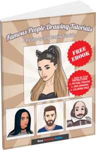 Famous People Drawing Tutorials - 3D eBook cover