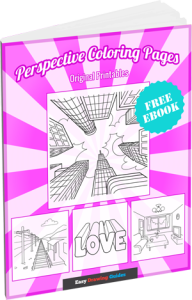 Perspective Coloring Pages 3D Cover Image