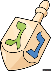 How to Draw a Dreidel Featured Image