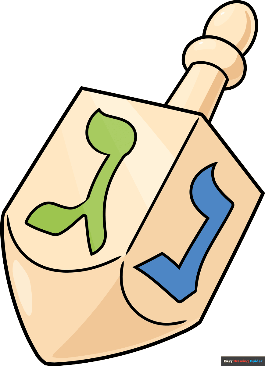 How to Draw a Dreidel Featured Image