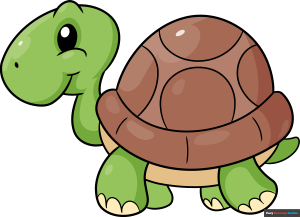 How to Draw an Easy Cartoon Turtle for Kids Featured Image