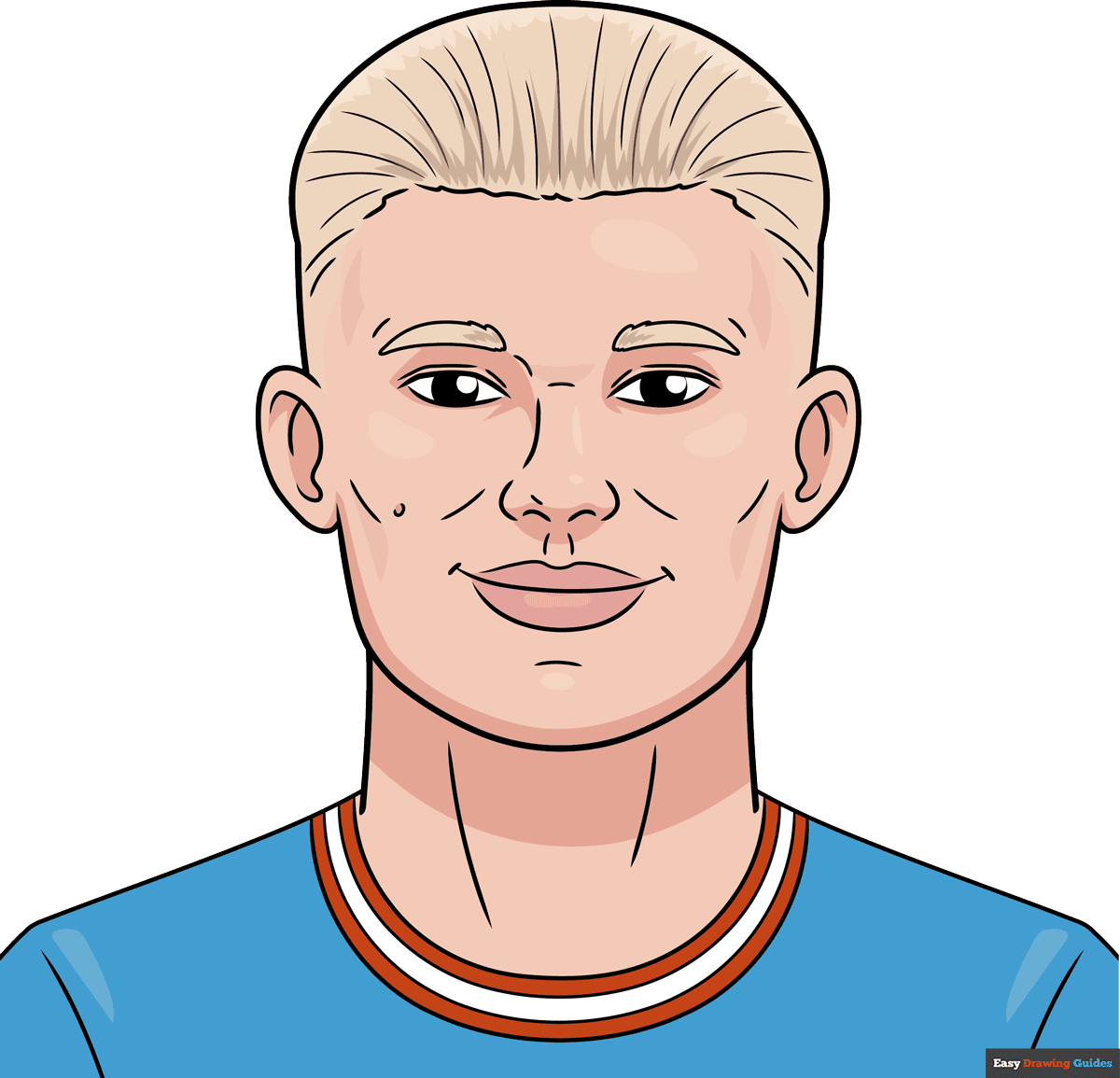 How to Draw Erling Haaland Featured Image