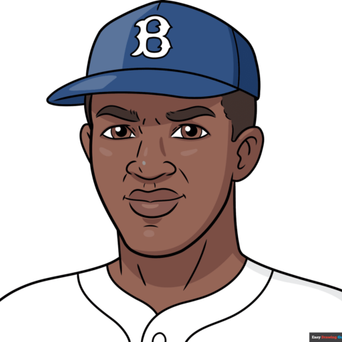 How to Draw Jackie Robinson Featured Image