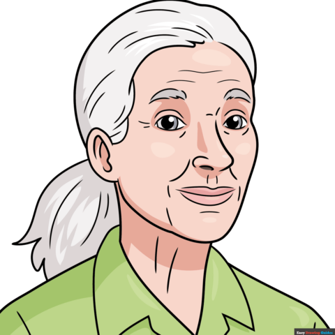 How to Draw Jane Goodall Featured Image