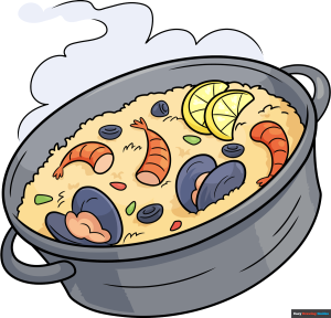 How to Draw Paella Featured Image