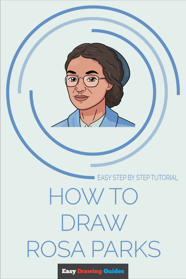 How to Draw Rosa Parks Pinterest Image