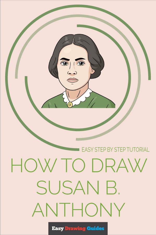 How to Draw Susan B. Anthony Pinterest Image