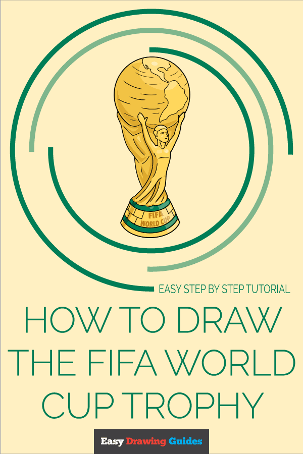 How to Draw the FIFA World Cup Trophy Pinterest Image