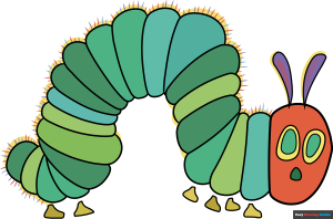 How to Draw the Very Hungry Caterpillar Featured Image