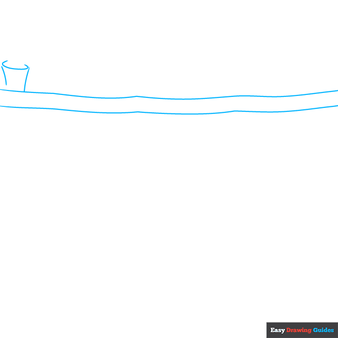 Ruffles step-by-step drawing tutorial: step 1