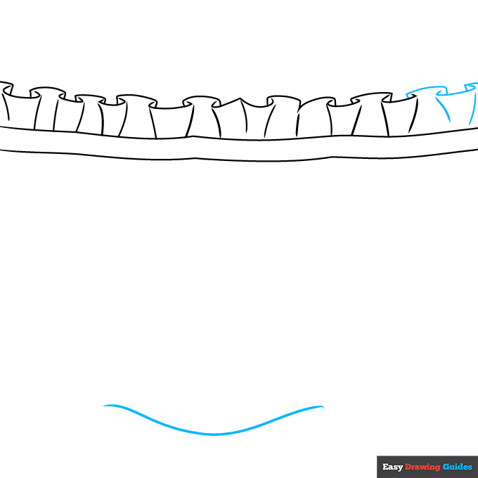 Ruffles step-by-step drawing tutorial: step 5