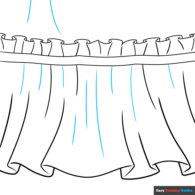 Ruffles step-by-step drawing tutorial: step 8